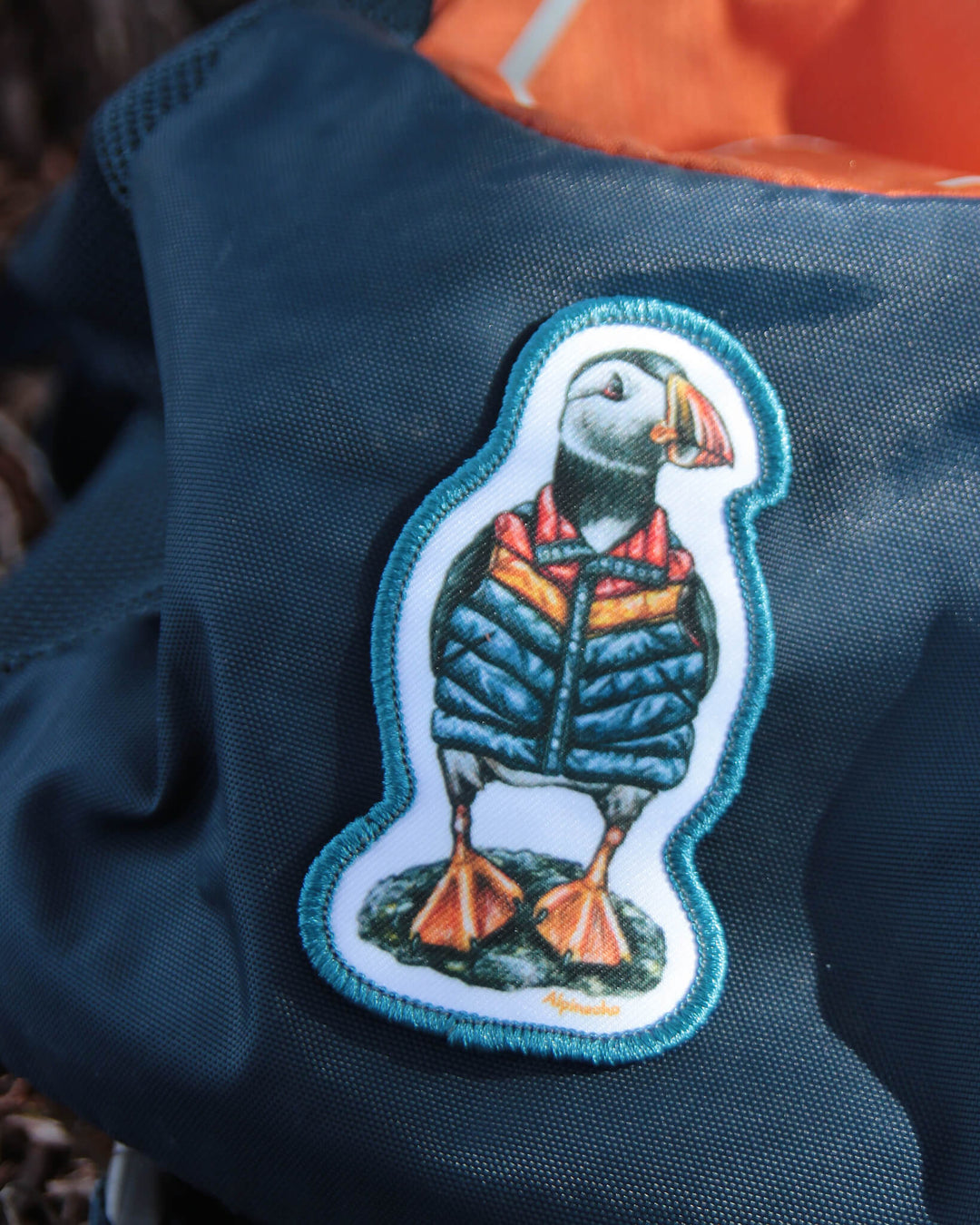 Puffin in a Puffer Patch – Alpinecho