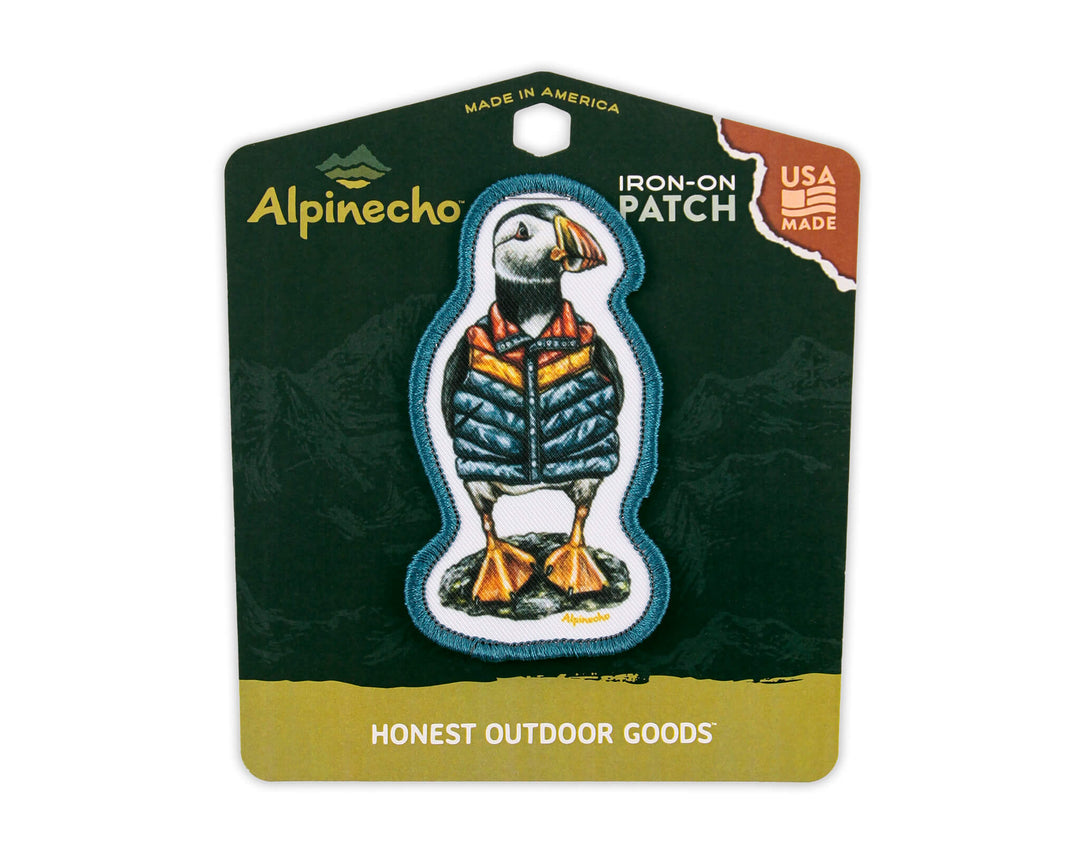 Puffin in a Puffer Patch – Alpinecho