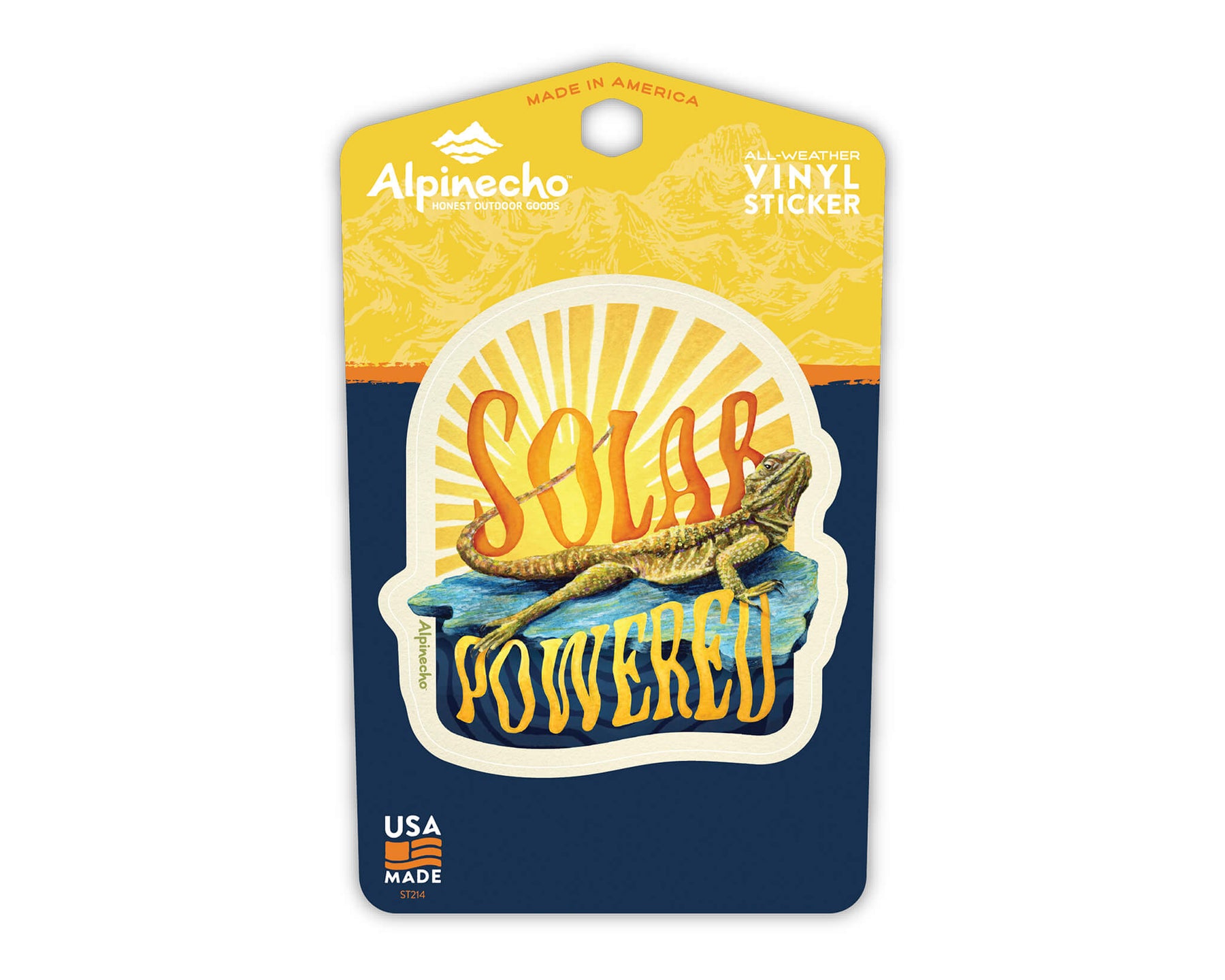 Solar Powered Lizard Sticker – Alpinecho