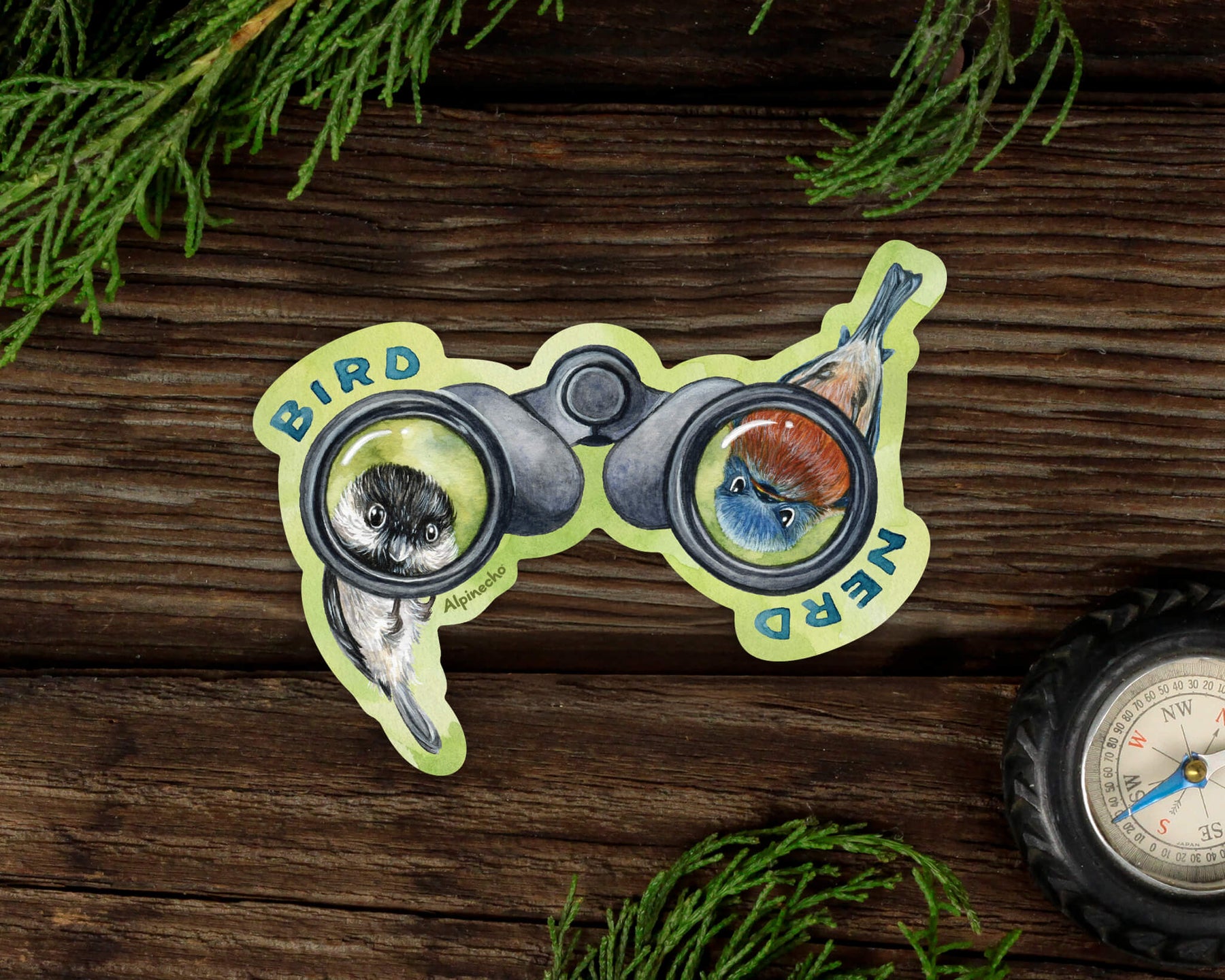 Bug Nerd Sticker Bird Nerd Sticker – Alpinecho