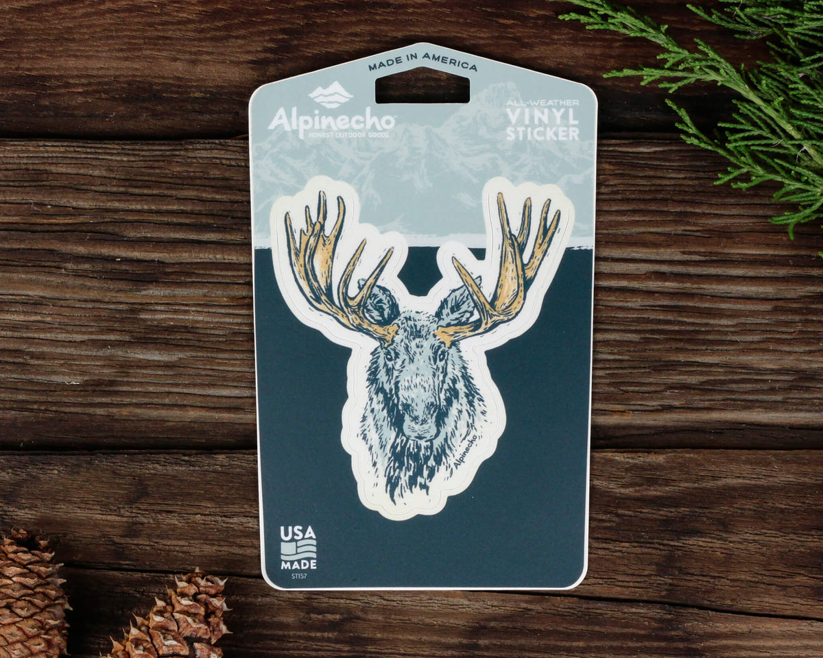 Moose Sticker – Alpinecho