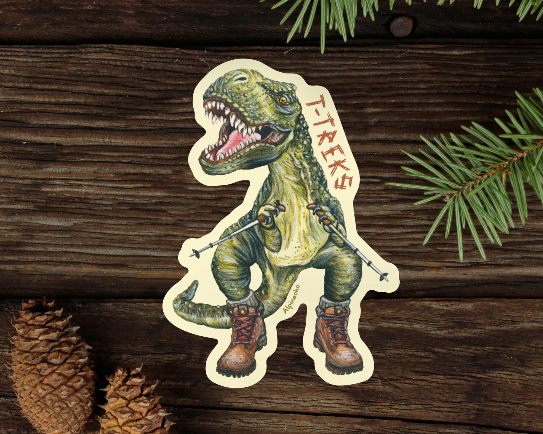 Treverk Sticker T-Treks Sticker – Alpinecho